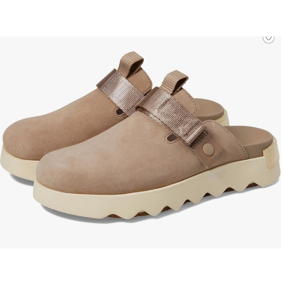 Sorel Viibe Women's Clogs Slip On Omega Taupe Sz 7 NIB